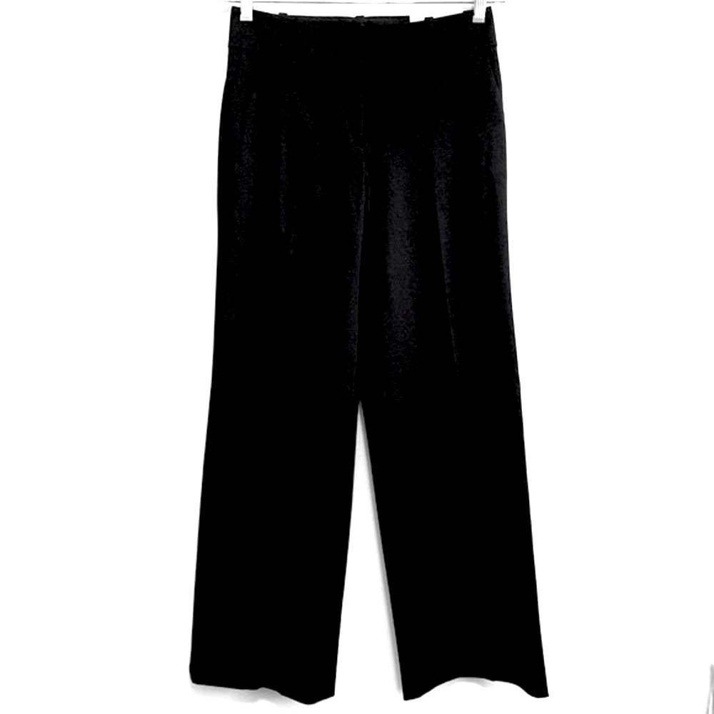 Ann Taylor Curvy Fit Wide Leg Black Pants